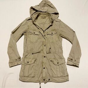 ARITZIA Utility Jacket Womens XS Zip Snap Military Coat